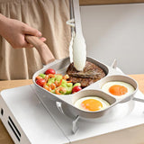 Maxbell Fried Egg Pan Omelette Skillet Nonstick Egg Frying Pan for Muffins Crepe Egg