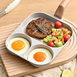 Maxbell Fried Egg Pan Omelette Skillet Nonstick Egg Frying Pan for Muffins Crepe Egg