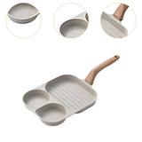 Maxbell Fried Egg Pan Omelette Skillet Nonstick Egg Frying Pan for Muffins Crepe Egg