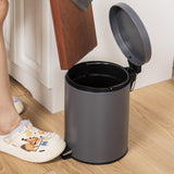 Maxbell Trash Can with Step Pedal Simple Garbage Can for Bedroom Kitchen Room 3L