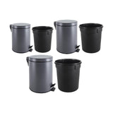Maxbell Trash Can with Step Pedal Simple Garbage Can for Bedroom Kitchen Room 3L
