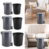 Maxbell Trash Can with Step Pedal Simple Garbage Can for Bedroom Kitchen Room 3L