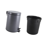 Maxbell Trash Can with Step Pedal Simple Garbage Can for Bedroom Kitchen Room 3L