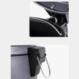 Maxbell Trash Can with Step Pedal Simple Garbage Can for Bedroom Kitchen Room 3L