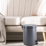 Maxbell Trash Can with Step Pedal Simple Garbage Can for Bedroom Kitchen Room 5L