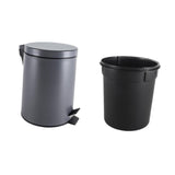 Maxbell Trash Can with Step Pedal Simple Garbage Can for Bedroom Kitchen Room 12L