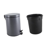 Maxbell Trash Can with Step Pedal Simple Garbage Can for Bedroom Kitchen Room 12L