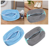 Maxbell Shoe Wash Bag Reusable Laundry Bag for Washing Delicates Running Shoes Socks Gray