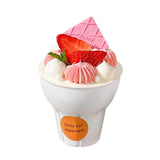 Maxbell 50 Pieces Reusable Plastic Ice Cream Bowls Set Accessory Frozen Yogurt Bowls