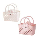 Maxbell Shower Caddy Basket Lightweight Dorm with Handles Multipurpose Gym Organizer White