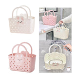 Maxbell Shower Caddy Basket Lightweight Dorm with Handles Multipurpose Gym Organizer White