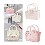 Maxbell Shower Caddy Basket Lightweight Dorm with Handles Multipurpose Gym Organizer White