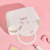 Maxbell Shower Caddy Basket Lightweight Dorm with Handles Multipurpose Gym Organizer White