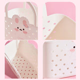 Maxbell Shower Caddy Basket Lightweight Dorm with Handles Multipurpose Gym Organizer White