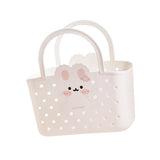 Maxbell Shower Caddy Basket Lightweight Dorm with Handles Multipurpose Gym Organizer White