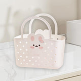 Maxbell Shower Caddy Basket Lightweight Dorm with Handles Multipurpose Gym Organizer White