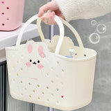 Maxbell Shower Caddy Basket Lightweight Dorm with Handles Multipurpose Gym Organizer White