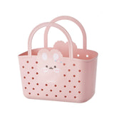 Maxbell Shower Caddy Basket Lightweight Dorm with Handles Multipurpose Gym Organizer Pink