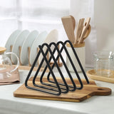 Maxbell Cutting Board Holder Rack Metal Chopping Board Organizer for Bakeware Plates
