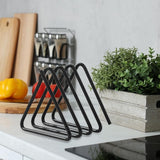 Maxbell Cutting Board Holder Rack Metal Chopping Board Organizer for Bakeware Plates