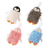 Maxbell Microfiber Hand Towel Quick Dry Small Funny with Hanging Loop Cleaning Cloth white