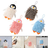 Maxbell Microfiber Hand Towel Quick Dry Small Funny with Hanging Loop Cleaning Cloth white