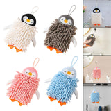 Maxbell Microfiber Hand Towel Quick Dry Small Funny with Hanging Loop Cleaning Cloth white