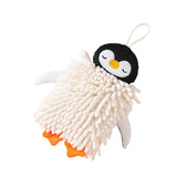 Maxbell Microfiber Hand Towel Quick Dry Small Funny with Hanging Loop Cleaning Cloth white