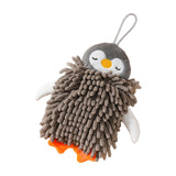 Maxbell Microfiber Hand Towel Quick Dry Small Funny with Hanging Loop Cleaning Cloth gray