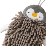 Maxbell Microfiber Hand Towel Quick Dry Small Funny with Hanging Loop Cleaning Cloth gray