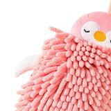 Maxbell Microfiber Hand Towel Quick Dry Small Funny with Hanging Loop Cleaning Cloth pink