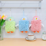 Maxbell Microfiber Hand Towel Quick Dry Small Funny with Hanging Loop Cleaning Cloth pink