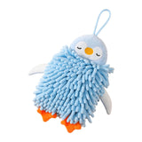 Maxbell Microfiber Hand Towel Quick Dry Small Funny with Hanging Loop Cleaning Cloth blue
