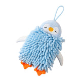 Maxbell Microfiber Hand Towel Quick Dry Small Funny with Hanging Loop Cleaning Cloth blue