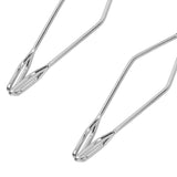 Maxbell 2Pcs Scissor Tongs 10 inch Heavy Duty Barbecue Tongs for BBQ Grilling Picnic