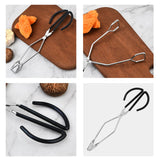 Maxbell 2Pcs Scissor Tongs 10 inch Heavy Duty Barbecue Tongs for BBQ Grilling Picnic