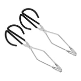 Maxbell 2Pcs Scissor Tongs 10 inch Heavy Duty Barbecue Tongs for BBQ Grilling Picnic