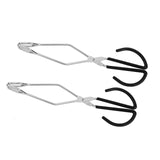 Maxbell 2Pcs Scissor Tongs 10 inch Heavy Duty Barbecue Tongs for BBQ Grilling Picnic