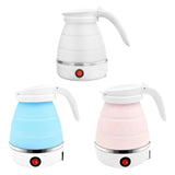 Maxbell Portable Folding Electric Kettle Foldable Water Kettle for Tea Coffee Picnic White