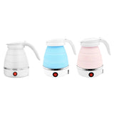 Maxbell Portable Folding Electric Kettle Foldable Water Kettle for Tea Coffee Picnic White