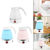 Maxbell Portable Folding Electric Kettle Foldable Water Kettle for Tea Coffee Picnic White