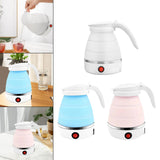 Maxbell Portable Folding Electric Kettle Foldable Water Kettle for Tea Coffee Picnic White