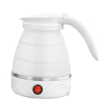 Maxbell Portable Folding Electric Kettle Foldable Water Kettle for Tea Coffee Picnic White
