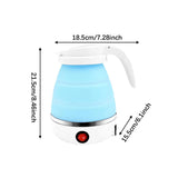 Maxbell Portable Folding Electric Kettle Foldable Water Kettle for Tea Coffee Picnic Blue