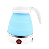 Maxbell Portable Folding Electric Kettle Foldable Water Kettle for Tea Coffee Picnic Blue