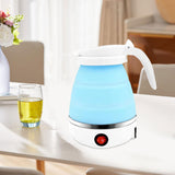 Maxbell Portable Folding Electric Kettle Foldable Water Kettle for Tea Coffee Picnic Blue