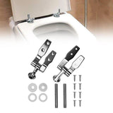 Maxbell Toilet Lid Hinges WC Hinge Premium Replacement Hinges for Toilet Seat Repair