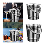 Maxbell Ice Bucket Heavy Duty Multiuse Metal Ice Pail for Buffet Home Chilling Juice 5L