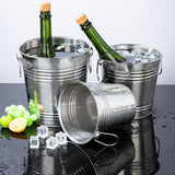 Maxbell Ice Bucket Heavy Duty Multiuse Metal Ice Pail for Buffet Home Chilling Juice 5L