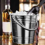 Maxbell Ice Bucket Heavy Duty Multiuse Metal Ice Pail for Buffet Home Chilling Juice 5L